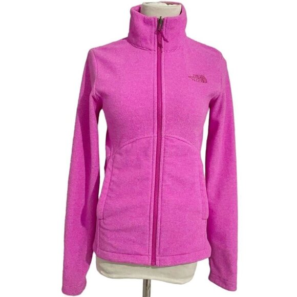 The North Face Size XS  Full Zip Pink - Picture 1 of 5